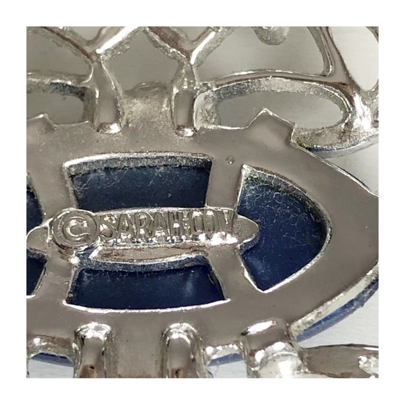 Vintage SARAH COVENTRY Silver Tone Filigree Link Bracelet w/ Multi-color Lucite - Picture 15 of 16